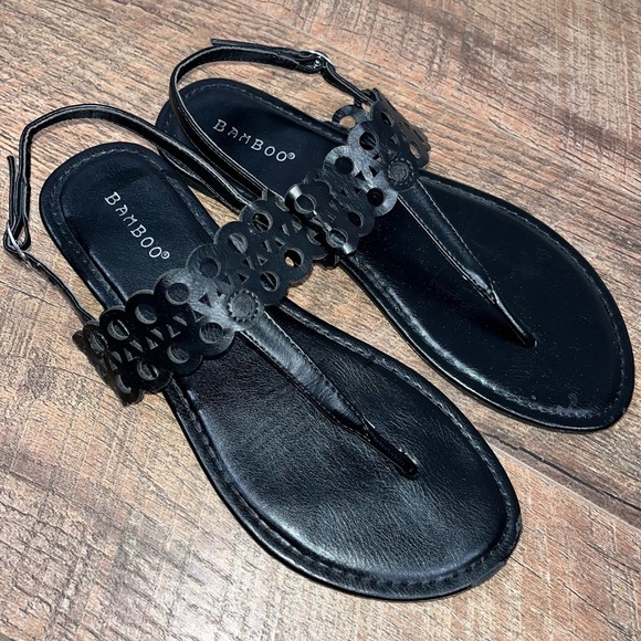 ModCloth Bamboo Sandals - Picture 1 of 8